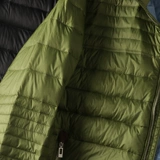 Бархатный демисезонный пуховик для отдыха, утиный пух