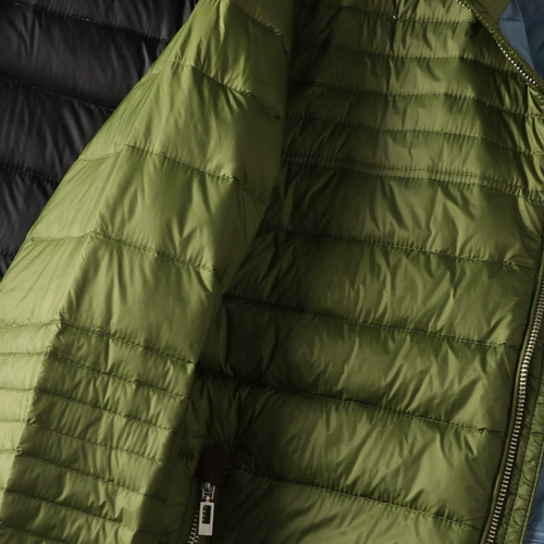 Бархатный демисезонный пуховик для отдыха, утиный пух