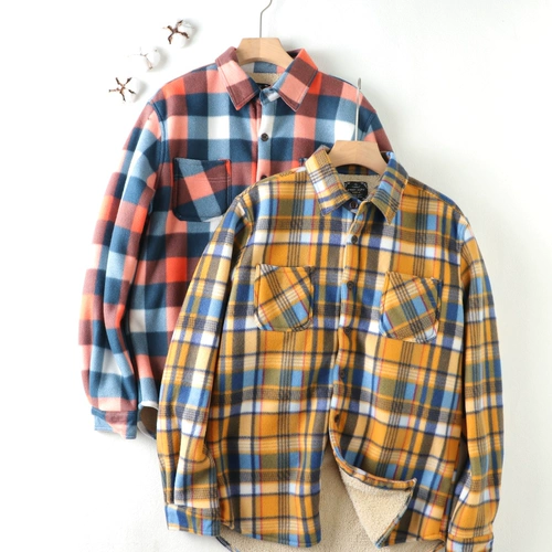 Зимняя удерживающая тепло утепленная рубашка, европейский стиль