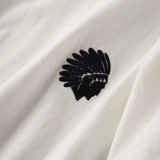 Летняя хлопковая модная трендовая футболка для отдыха, с вышивкой