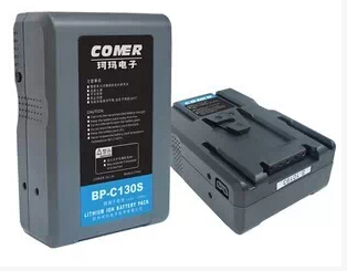 COMER Kema BP-C130S battery camera professional BP battery V-port 130Wh