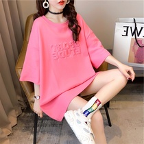 Missing European goods Big version short sleeve ins tide 2020 new summer loose long