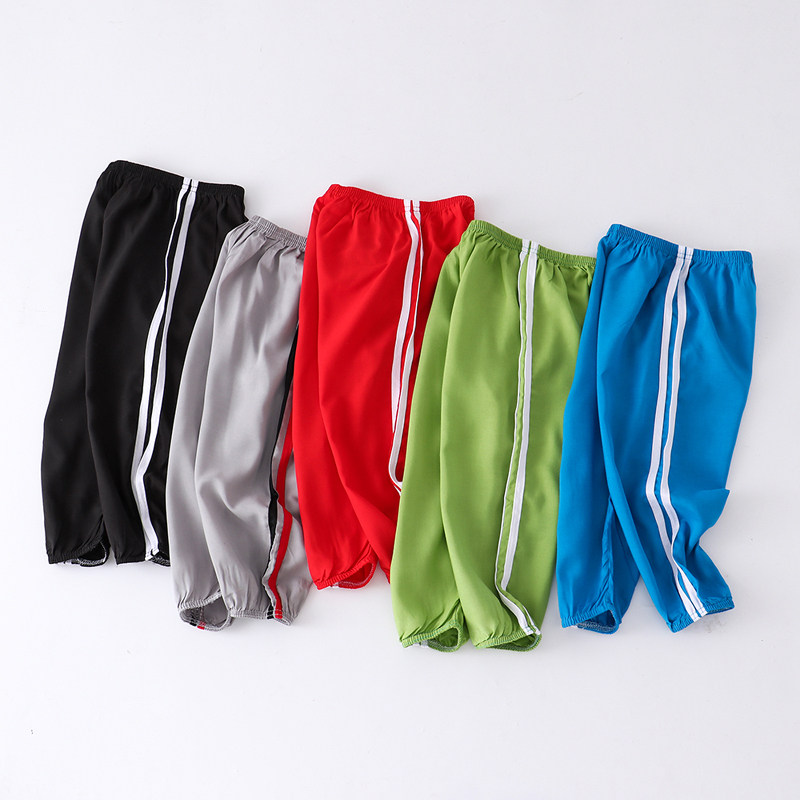 2021 Summer New Children's Mosquito Pants Thin Girls Girls Baby Loose Casual Sports Boys Lantern Pants