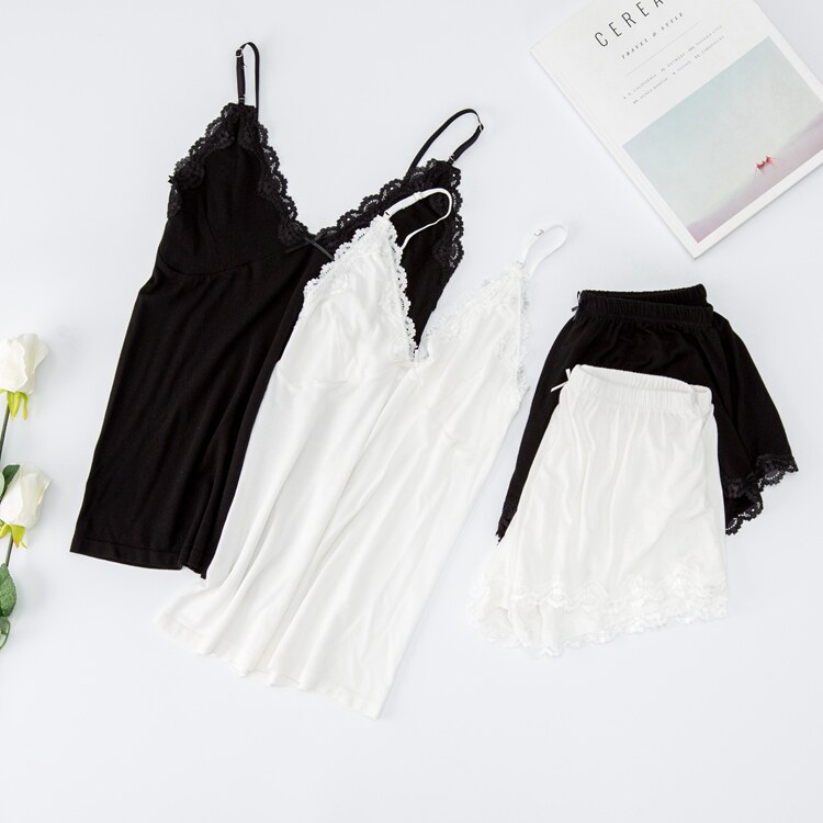 Pyjama pour femme en Viscose à sling - Ref 2991489 Image 4