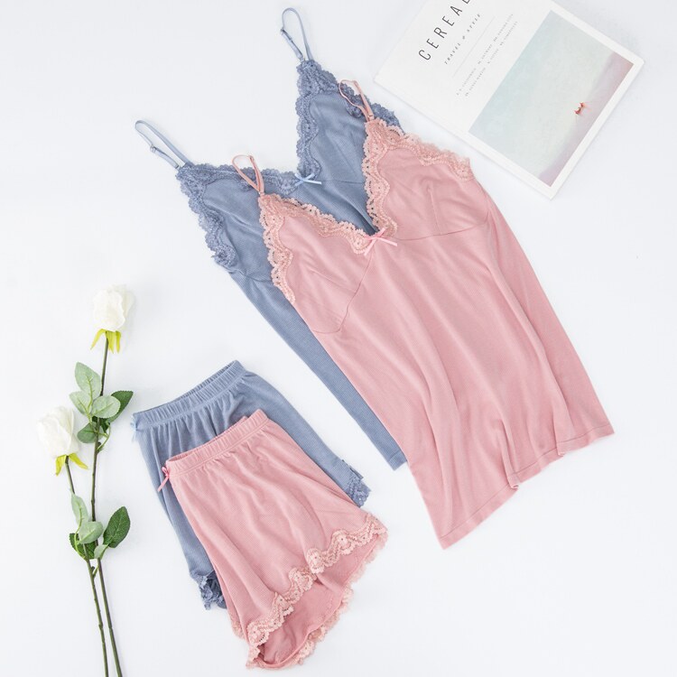 Pyjama pour femme en Viscose à sling - Ref 2991489 Image 28