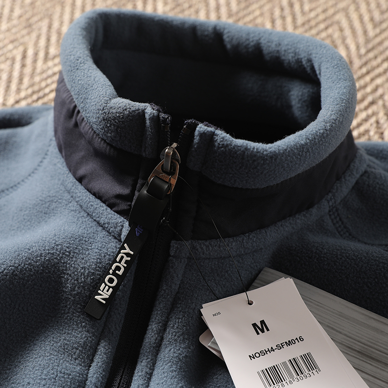 High-Quality Hot Item 600g Teddy Fleece Foreign Trade Men's Fleece-Lined Thickened Outdoor Casual Jacket for Winter
