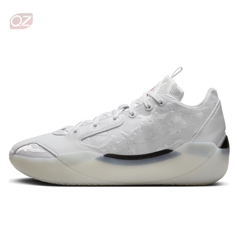 Air Jordan 39 Aj39 Wear-Resistant and Breathable Men's Mid-Top Basketball Shoes White and Silver Fq0214-106
