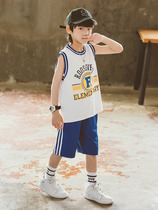  Next Kiss childrens suit 2021 summer new boys casual sportswear little boy western style basketball suit