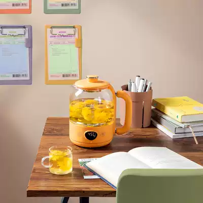 Bear health pot household multifunctional office mini small glass pot full automatic body health tea brewing tea maker