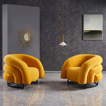 Nordic light luxury single sofa chair wagi designer Net red leisure small apartment living room hotel lazy man lying chair