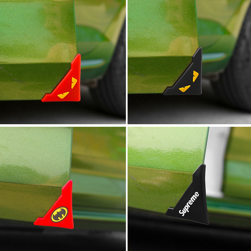 Car door corner protective sleeve modified creative door edge anti-collision strip tide brand car exterior anti-scratch strip anti-scratch anti-collision sticker