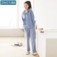 Bộ đồ ngủ nữ Jing Yun cotton dài tay mùa xuân và mùa thu phục vụ nhà giản dị có thể mặc bên ngoài nhà quần áo phụ nữ