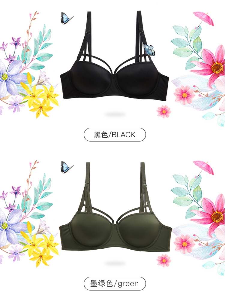 Girl Beauty House Sexy Lace Bra Winter Mới Ngực nhỏ Tập hợp Không có dấu vết Đồ lót thoải mái trên áo ngực áo bra