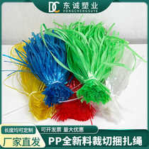 Cut 30cm-250cm plastic rope into customized sections for bundling ropes packing ropes and packaging ropes with customizable lengths