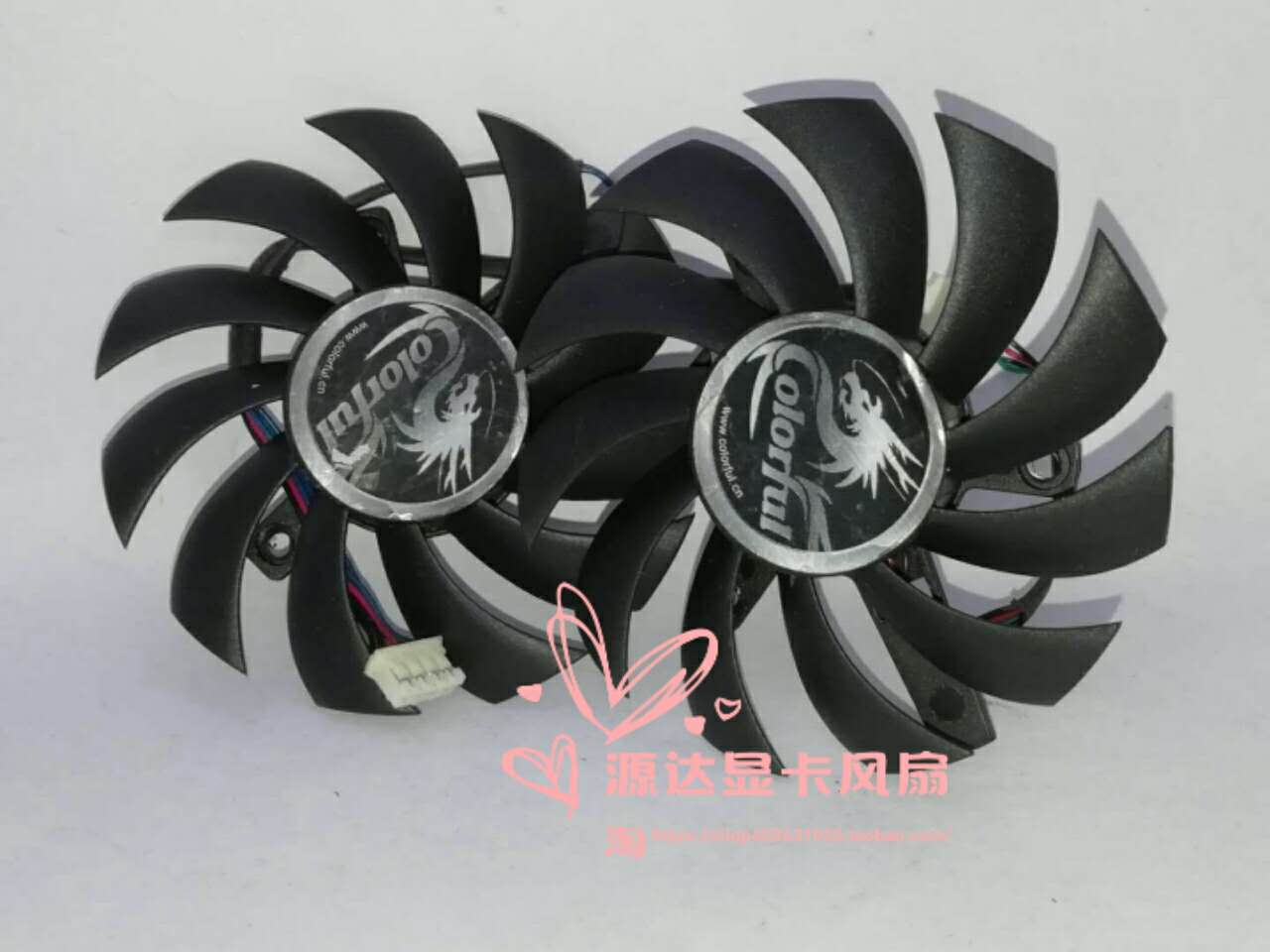 Colorful Netchi gtx650Ti GTX660 750ti graphics card fan dual fan temperature control mute
