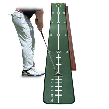 South Korea indoor golf automatic ball return putter practitioner set solid wood practitioner office home