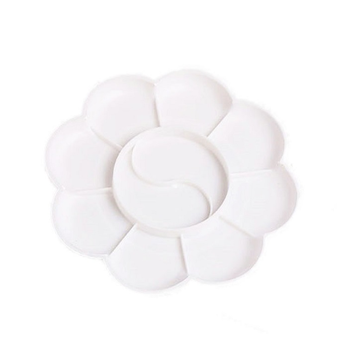 Home Innate Plum Blossom Color Pantry Paint Pan Water Powder Pan Water Color Pan Children's Painting Palette