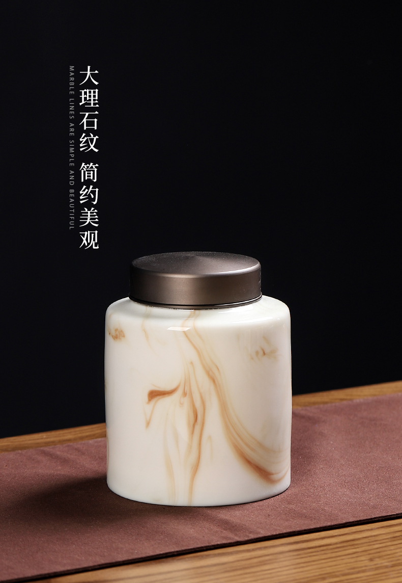 Mud seal caddy fixings ceramic seal tank storage POTS store receives the trumpet puer tea box home tea box big POTS