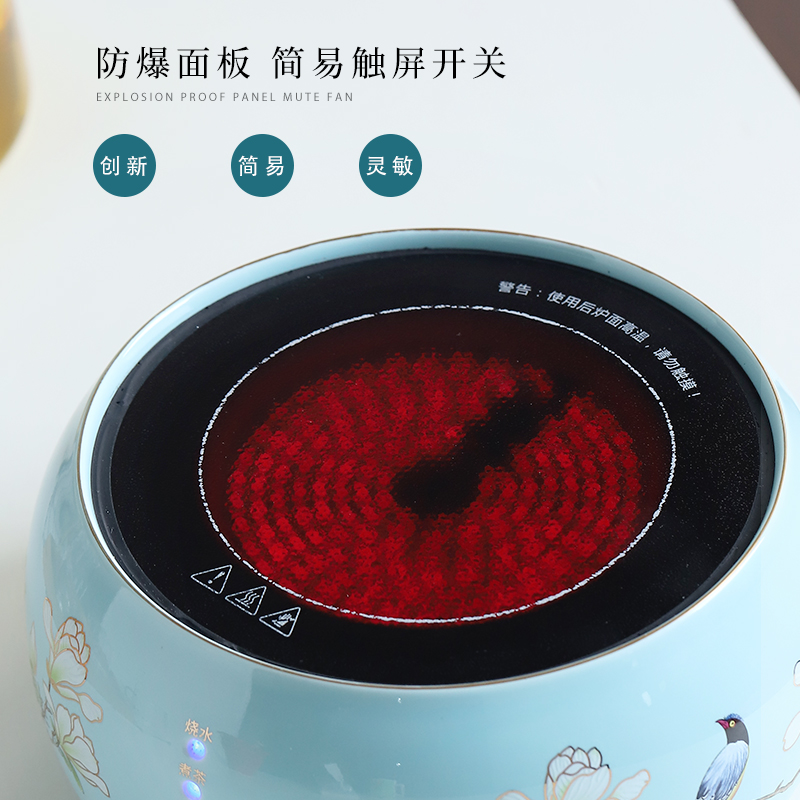Mud seal glass boiling tea ware boil the kettle black tea tea stove'm pot small household electric TaoLu boiled tea