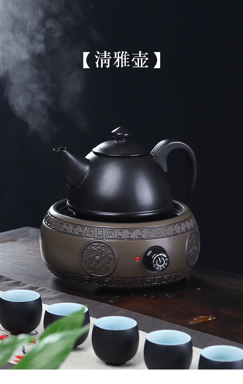 Girder mud seal pot of kung fu tea set electric ceramic kettle office TaoLu cooking pot home single pot of the teapot