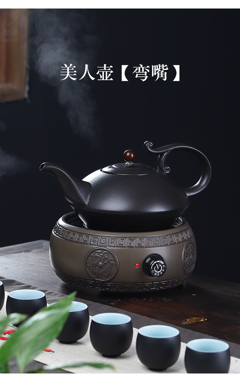 Girder mud seal pot of kung fu tea set electric ceramic kettle office TaoLu cooking pot home single pot of the teapot