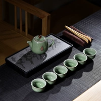 10 штук Geyao Green Zen Pot Little Eight -Junyamide Black Disk Set