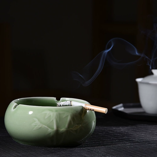 Креативная модная ветрозащитная большая стеклянная трендовая пепельница, европейский стиль