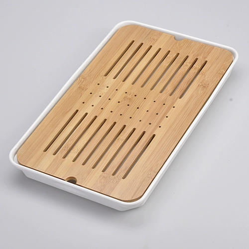 Бамбук кунг -фу чайборник чайный чайный домик набор давно основанный Trummark Simple Small Modern Drying маленький чайный стол