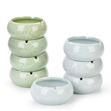 Креативная модная ветрозащитная большая стеклянная трендовая пепельница, европейский стиль