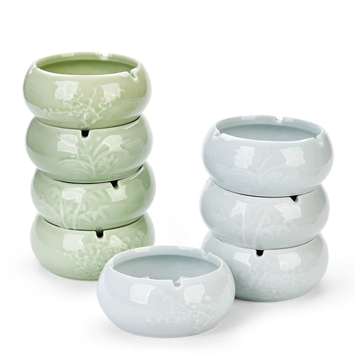 Креативная модная ветрозащитная большая стеклянная трендовая пепельница, европейский стиль