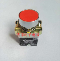 XB2BA42C red flat head button switch ZB2-BE102C metal stop button 22mm