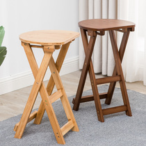 Simple folding stool high stool high stools folding bench portable outdoor small Maza stool home folding chair