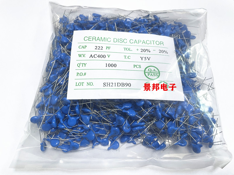 High pressure porcelain sheet Angauge Y capacitor 250V 400V 400V 222M 222M 472M foot distance 7 5 10MM whole package-Taobao