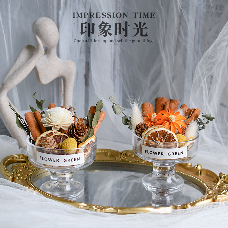 Dried flower without fire incense Essential Oils Pendulum cinnamon lemon flared Bedroom girls Home Lasting Air Frescoes