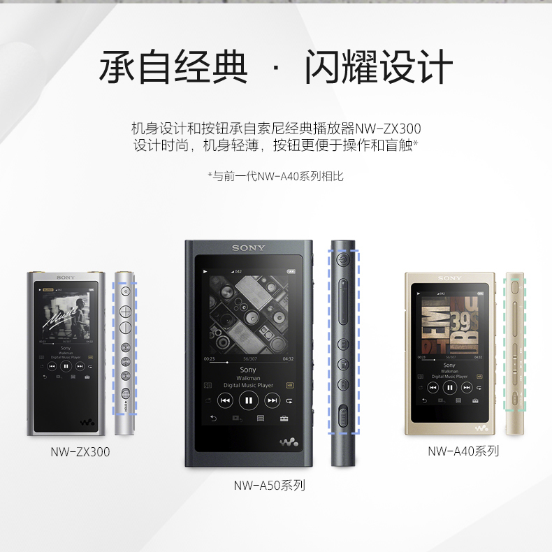 máy nghe nhạc mp3 sony nw-ws413/gme Sony / Sony NW-A55 Máy nghe nhạc MP3 Cơn sốt không mất mát Walkman A45 nâng cấp - Máy nghe nhạc mp3 	a ultima máy nghe nhạc