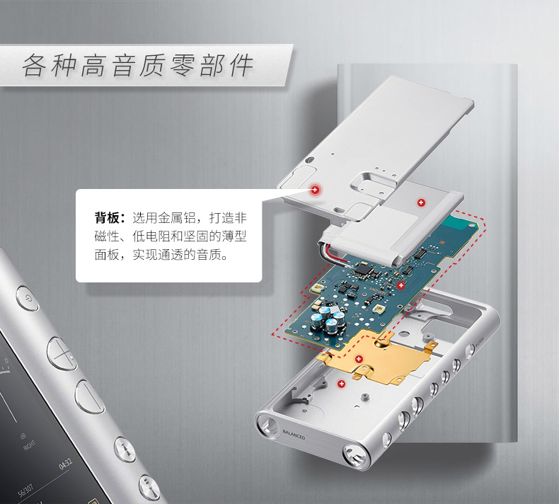 Máy nghe nhạc MP3 Sony / Sony NW-ZX300A gây sốt không mất chất lượng Walkman - Máy nghe nhạc mp3 máy nghe nhạc xiaomi