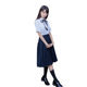 Gió Trường Cao đẳng Nhật Bản Service Class Thủy thủ Uniform cao Short Sleeve mềm Chị jk Uniform Suit Performance Student Ples váy