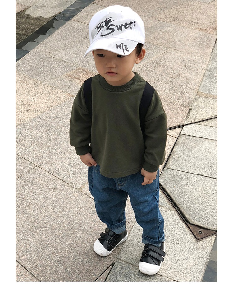 Quần áo trẻ em Chen Chen Ma trẻ em mùa thu 1-3 tuổi quần jean bé trai hoang dã quần lỏng lẻo - Quần jean quần jean trẻ em xuất khẩu
