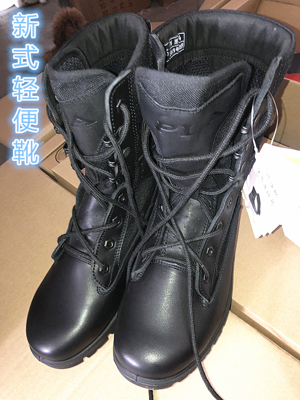 Yingshuo outdoor new lace-up black cotton boots light and breathable mid-tube leather boots men's leather boots