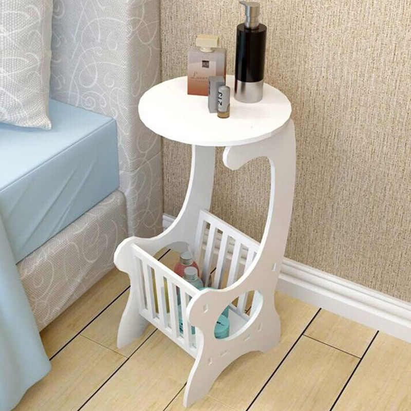 Mini-European style tea table modern minimalist coffee table magazines table living room small round table casual side a few small racks