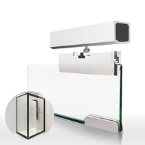 Italy imported glass sliding door hanging wheel track Hanging door pulley sliding door buffer damping hanging slide guide rail