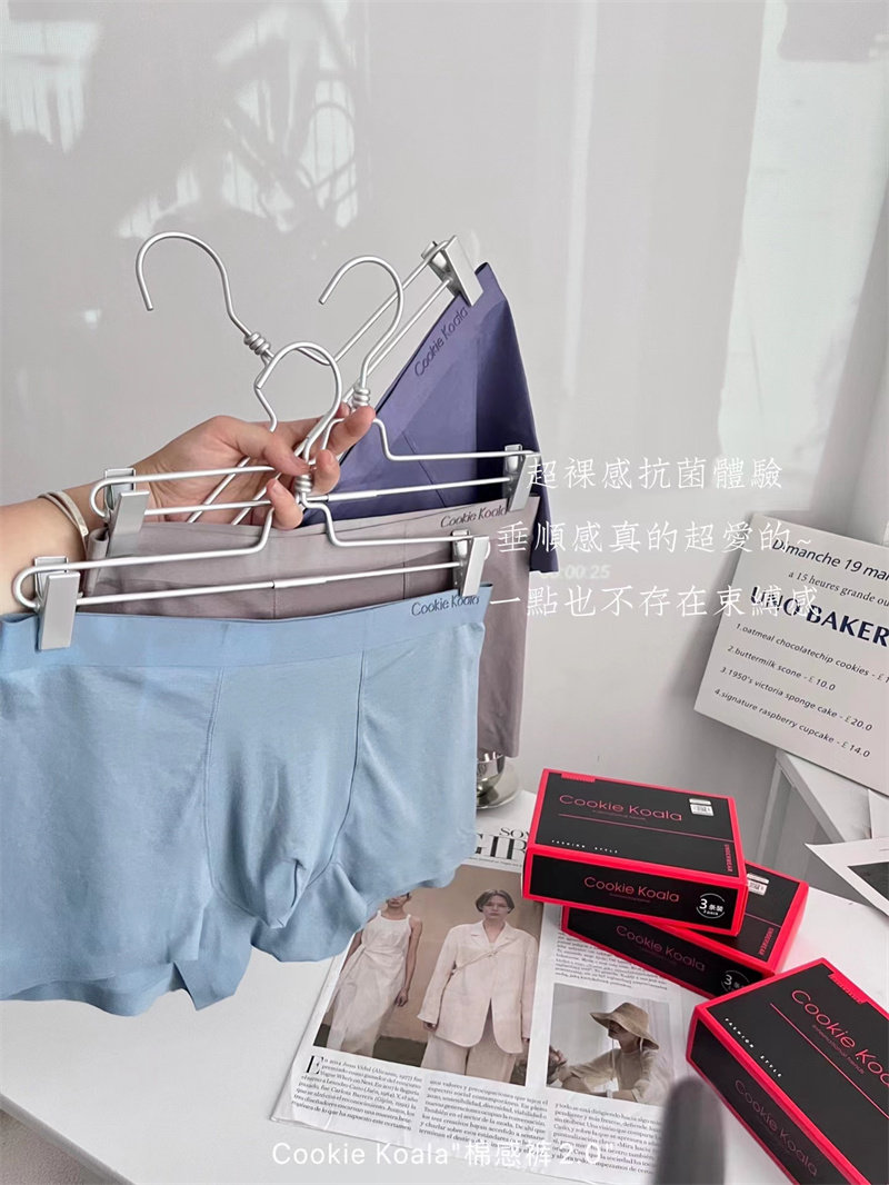 High quality 3 packs soft skin without hips breathable antibacterial absorption high - bullet men's flat panties