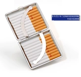 Мужской ультратонкий креативный металлический портативный портсигар