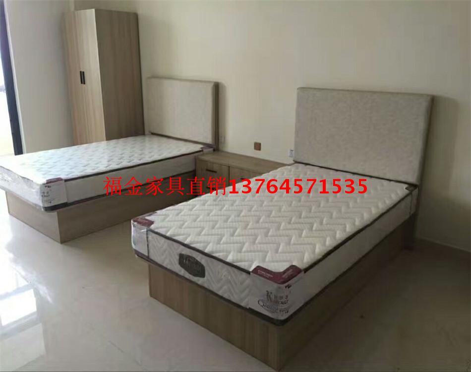 Khách sạn khách sạn căn hộ nội thất phòng ngủ giường tiêu chuẩn phòng đơn giường mềm dựa vào tùy chỉnh