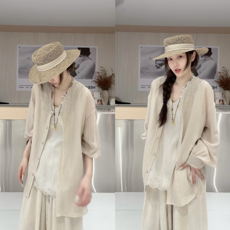 (Big and Little Sisters) Zhuzhu Sm New Cardigan 6838 # 4.11 Limited Purchase for Delivery Orders