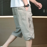 Летние хлопковые штаны для отдыха, дизайнерские шорты, размер, тренд сезона, на шнурках