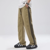 Мужские летние дышащие спортивные дорожные тонкие быстросохнущие штаны для отдыха, оверсайз, в американском стиле, свободный прямой крой