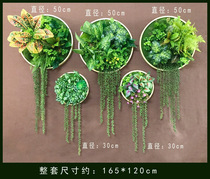 Simulation succulent plant wall photo frame wall decorations green plant wall three-dimensional Wall Wall Wall decoration flower pendant