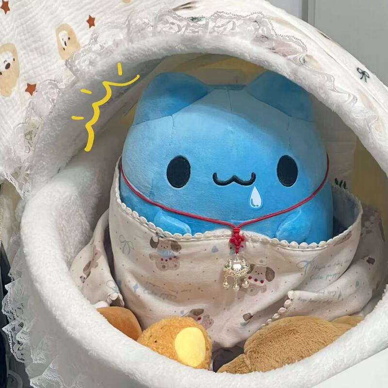 Authentic Cat Worm Kappa Sitting Kappa Cute Plush Toy Birthday Gift Cute Doll Carter Island