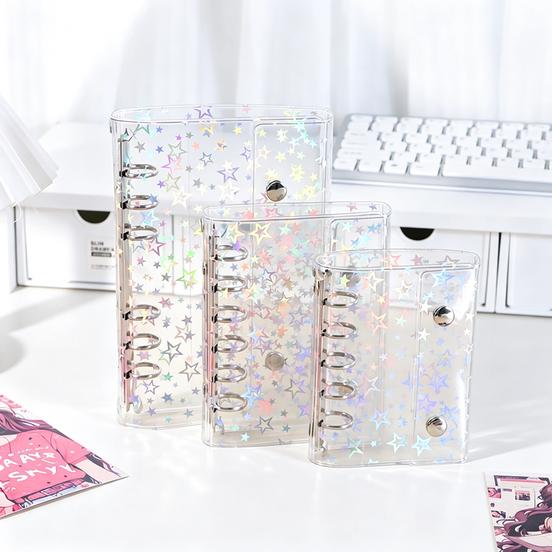 M5A7A6 70% off High-Transparency Pvc Binder Card Album for Journaling Stickers, Photo Stickers, and Polaroid Small Cards Storage Album M5A7A6 70% off High-Transparency Pvc Binder Card Album for Journaling Stickers, Photo Stickers, and Polaroid Small Cards Storage Album